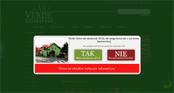 Desktop Screenshot of delikatesyverde.pl